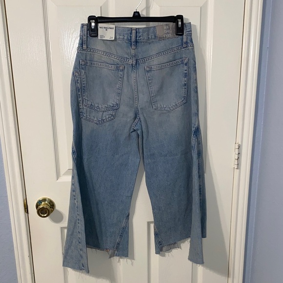 We The Free Light Blue Wide Leg Jeans 26 - Picture 14 of 15